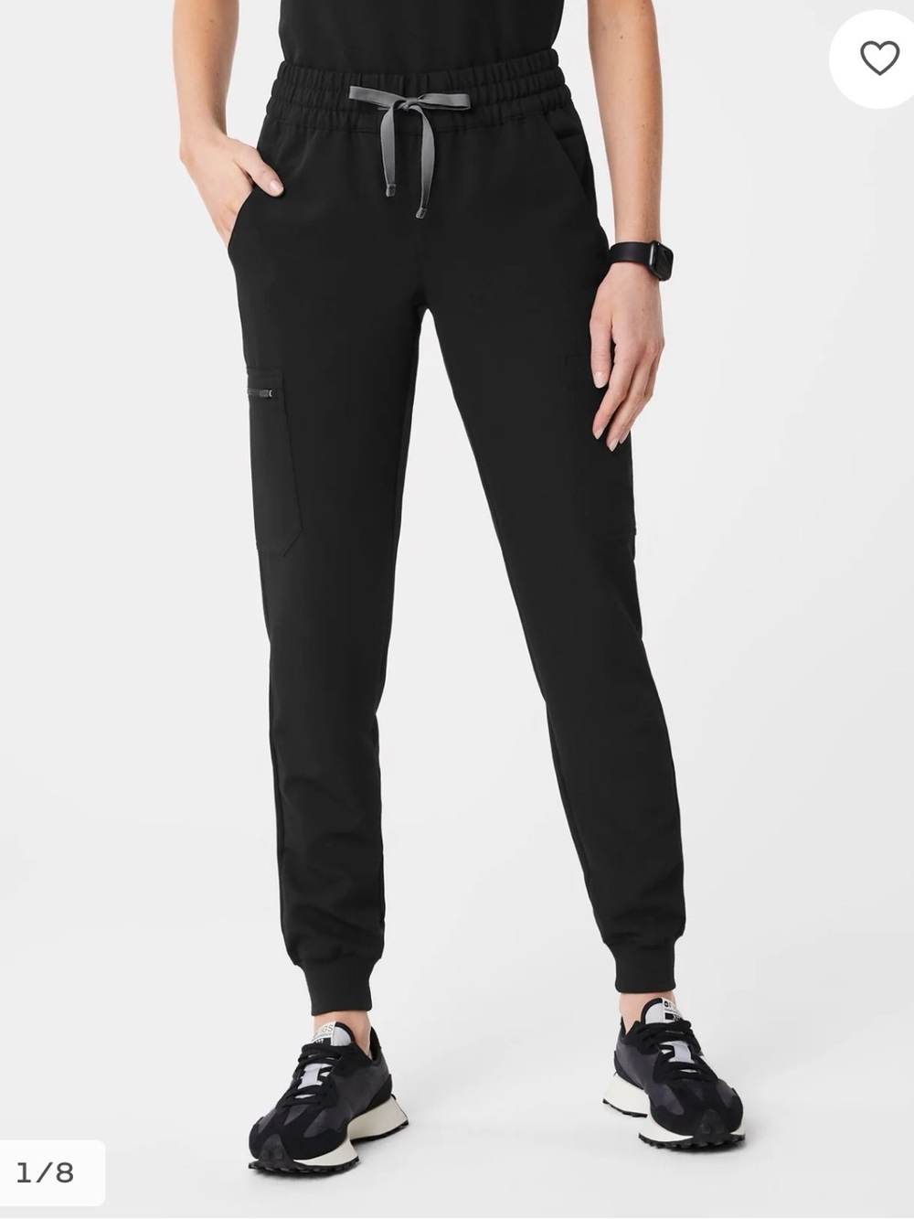 Figs Technical Relaxed Joggers Black Size XXL